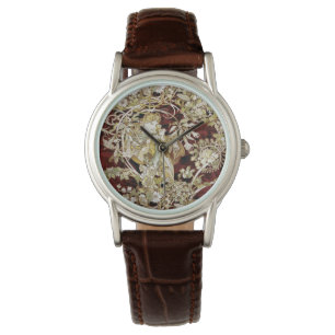 Montre Vintage Nouveau Femme avec marguerite