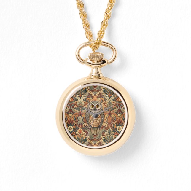 Montre Vintage Owl Art Style Morris (Recto)