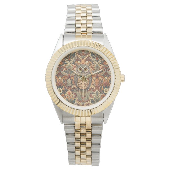 Montre Vintage Owl Art Style Morris (devant)