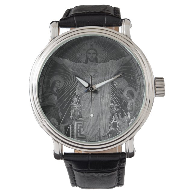 Montre Vintage Paris Mosaïque principale Sacré Coeur jésu (devant)