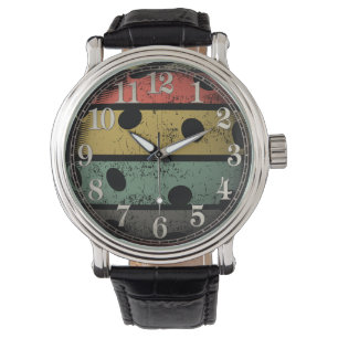 Montre Vintage Retro Style Distressed Pickleball