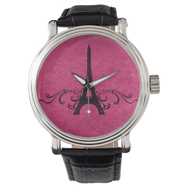 Montre Vintage rose (devant)
