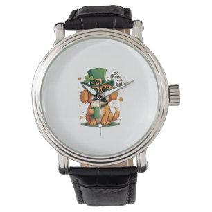 Montre Vintage Soyez Là Avec Des Cloches Sur Chien St Pat