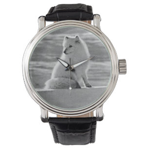Montre Vintage USA Alaska Arctique renard