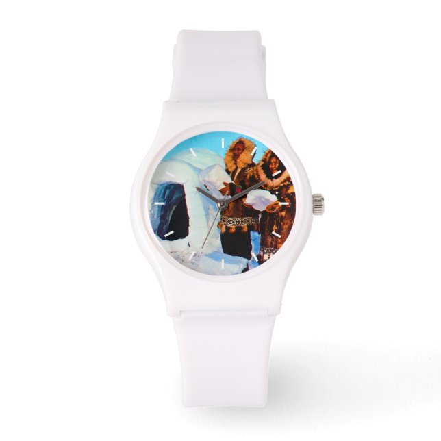 Montre Vintage USA Alaska igloo builders (Recto)