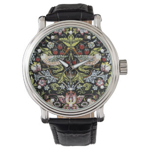Montre Vintage William Morris oiseaux et fleurs motif