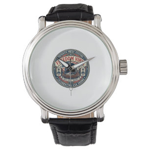 Montre Vinyle de liberté patriotique Disque vinyle patrio
