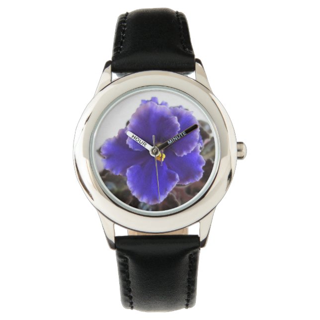 Montre Violet africain en floraison (devant)