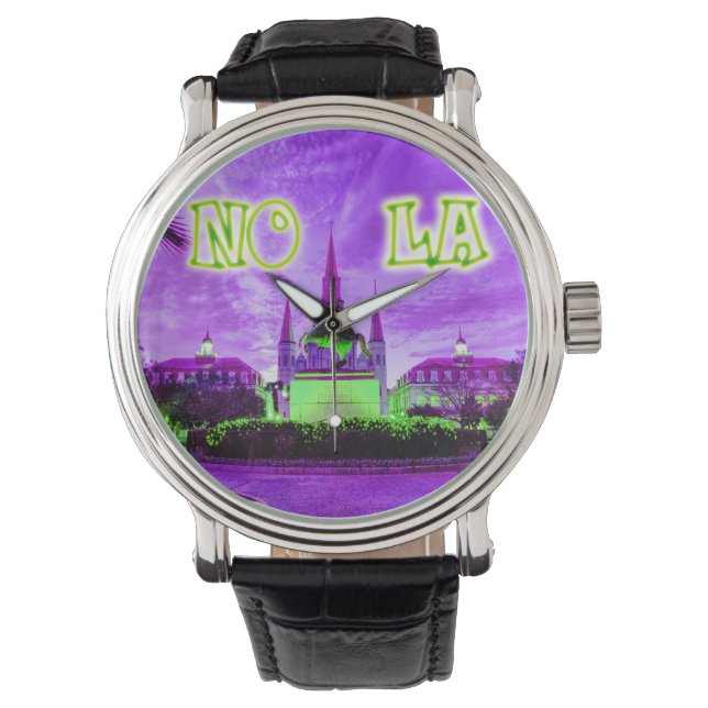 Montre Violet Mardi Gras JS (devant)