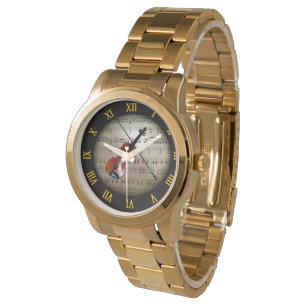 Montre Violon ~ Arrière - plan "La Planète Musicale" * ~ 