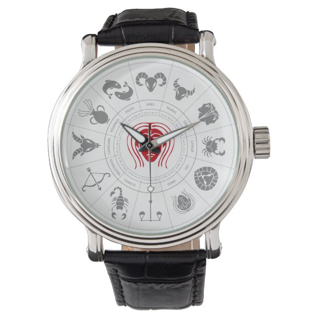 Montre Virgo Zodiac Cadeau Anniversaire (devant)