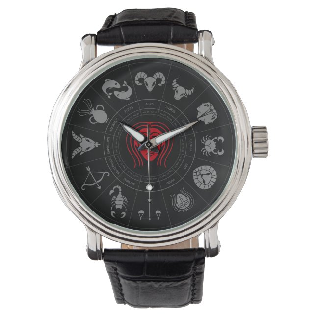 Montre Virgo Zodiac Cadeau Anniversaire (devant)