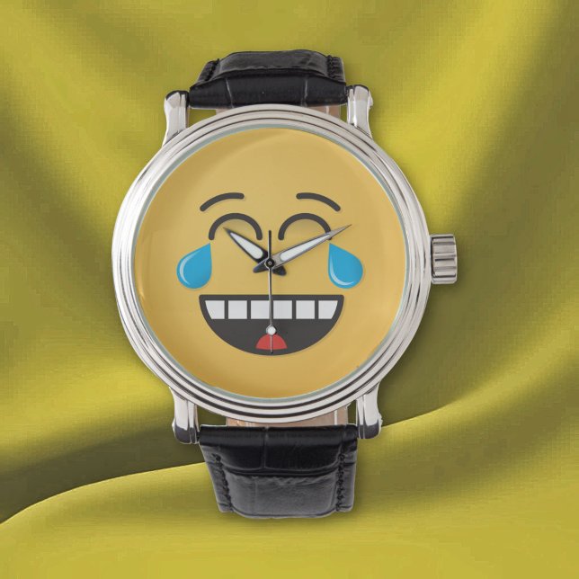 Montre Visage Avec Des Larmes De Joie (Créateur téléchargé)
