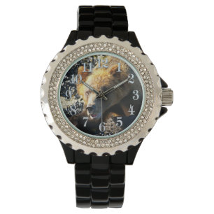 Montre Visage côtier d'ours gris - photo de faune