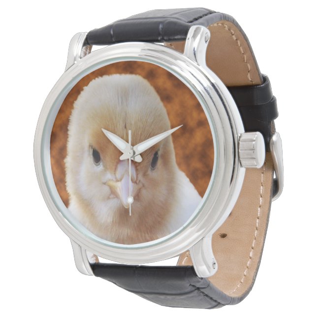 Montre Visage de poulet bébé, (Incliné)