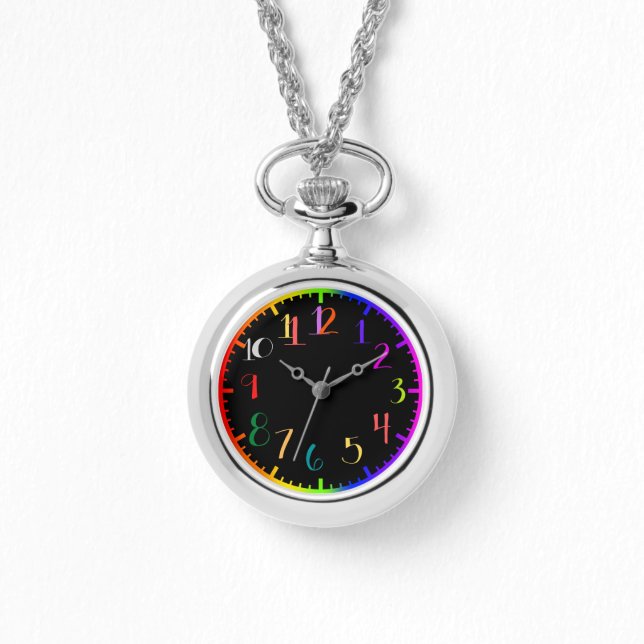 Montre Visage de style psychédélique amusant (Recto)