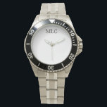 Montre Visage monographique personnalisé<br><div class="desc">Donnez un cadeau qu'il gardera (et qu'il portera!) et rappelez-vous qui l'a donné à chaque fois qu'il vérifie l'heure.</div>