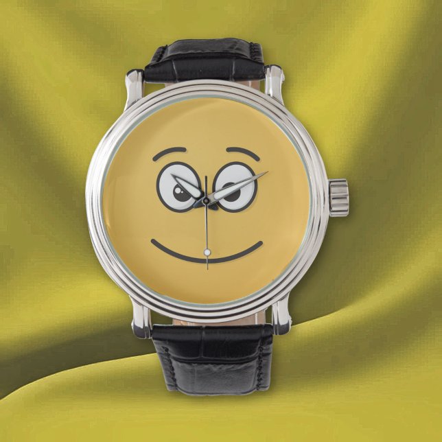 Montre Visage Souriant aux Yeux Ouverts (Créateur téléchargé)
