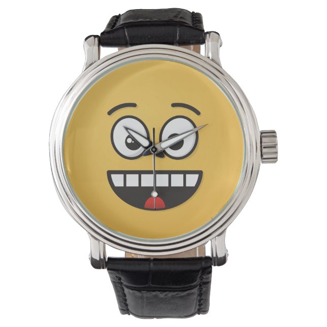 Montre Visage souriant avec bouche ouverte (devant)