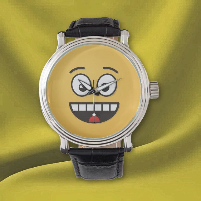 Montre Visage Sourire avec Bouche Ouverte (Créateur téléchargé)