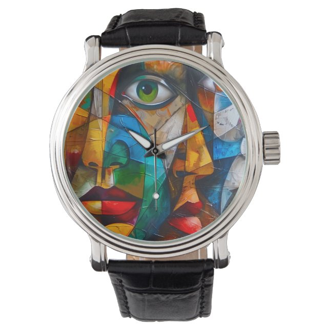 Montre Visages que nous connaissons (devant)