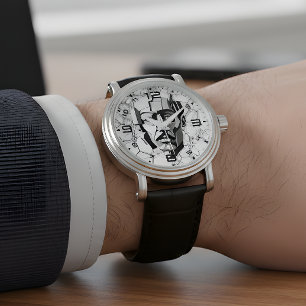 Montre Visionnaire Abstraite Geometric Tesla