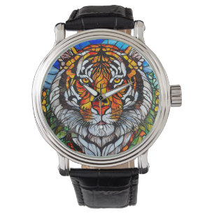 Montre Vitrail de tigre