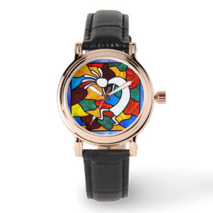 Montre Vitrail Kokopelli