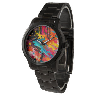 Montre Vivid Chaos Splash Graffiti