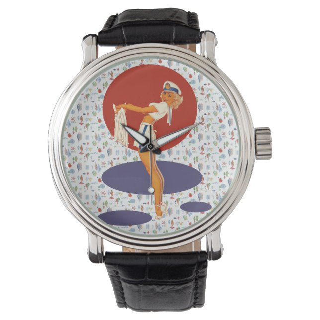 Montre Voile lisse (devant)