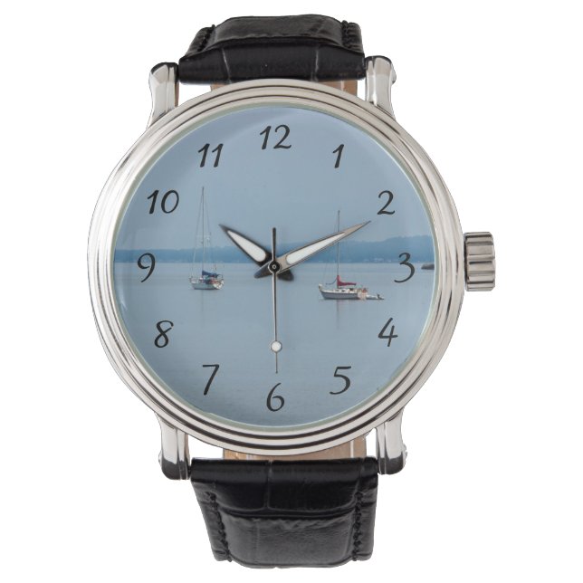 Montre Voiliers sur la rivière (devant)