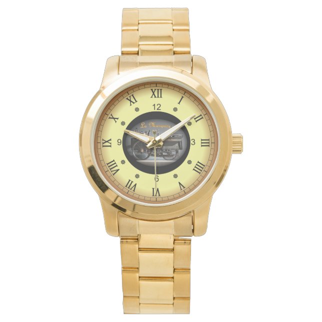 Montre Voiture À Vapeur~De Dion-Bouton La Marquise~1884~* (devant)