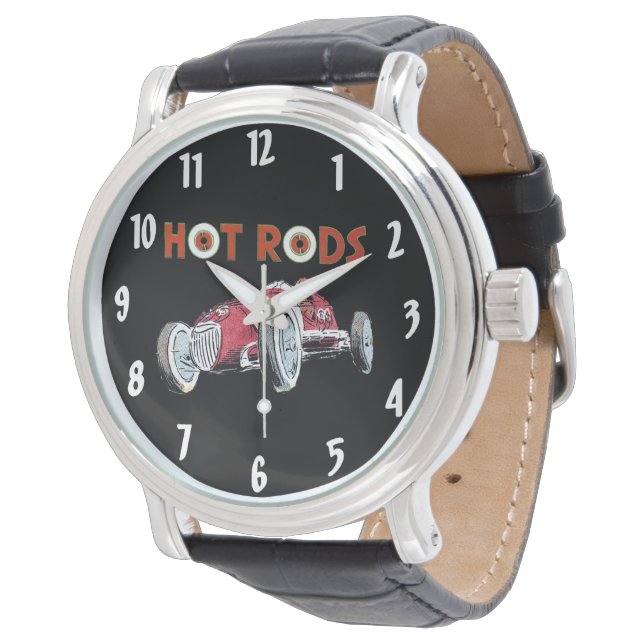 Montre Voiture de course Vintage Hot Rods (Incliné)