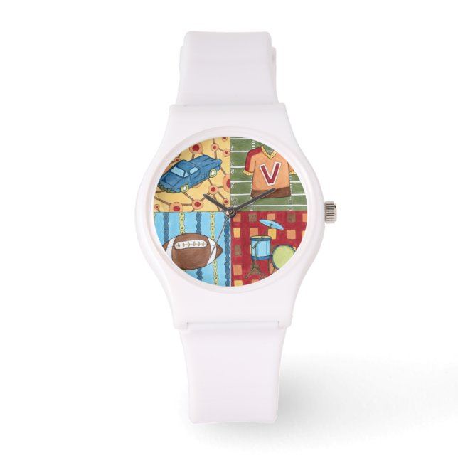 Montre Voiture, Jersey, Football et Kit Drum (Recto)