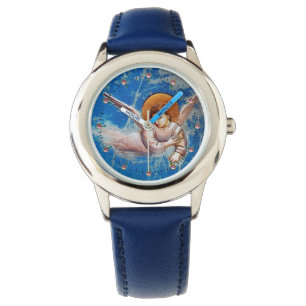MONTRE VOL D'ANGE DE NOËL DANS LE CIEL BLEU