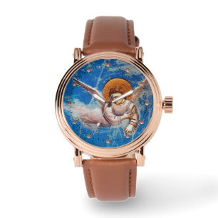 MONTRE VOL D'ANGE DE NOËL DANS LE CIEL BLEU