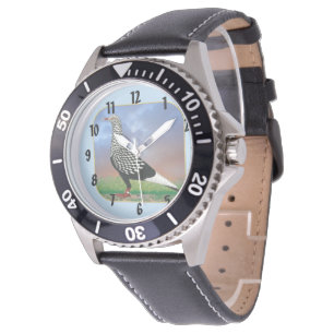 Montre Vol Pigeon et nuages