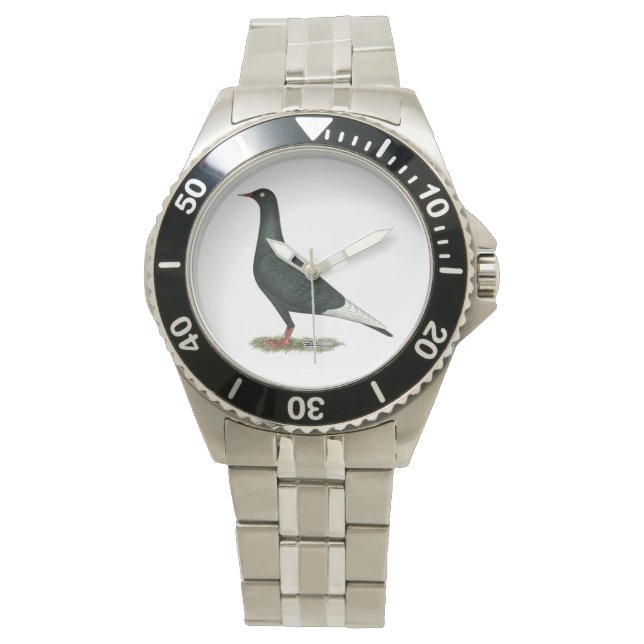 Montre Vol vol Pigeon noir (devant)