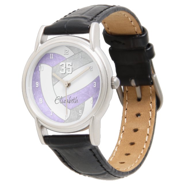 Montre volley-ball personnalisé (Incliné)