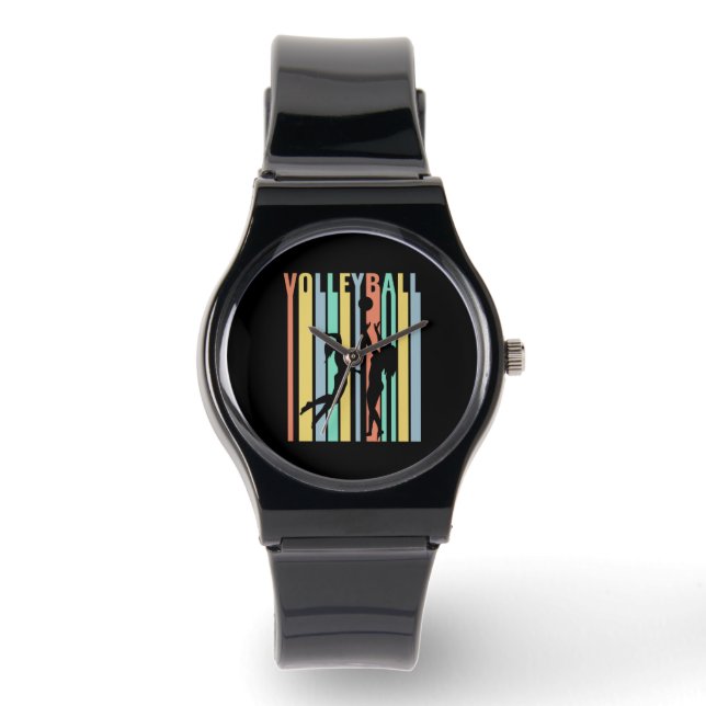 Montre Volleyball Beach-volley Rétro (Recto)