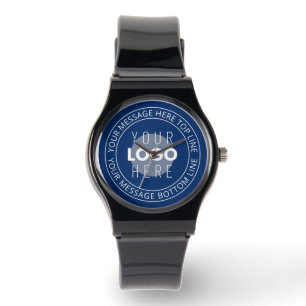 Montre Votre logo et votre texte circulaire personnalisab