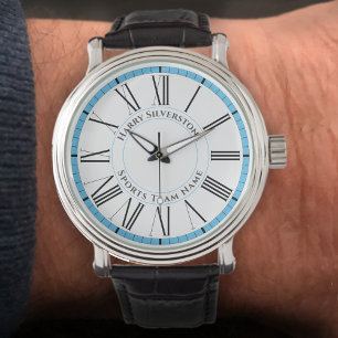 Montre Votre nom et le nom de l'équipe sportive. Ventilat