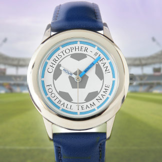 Montre Votre nom plus Football Team Nom Veille