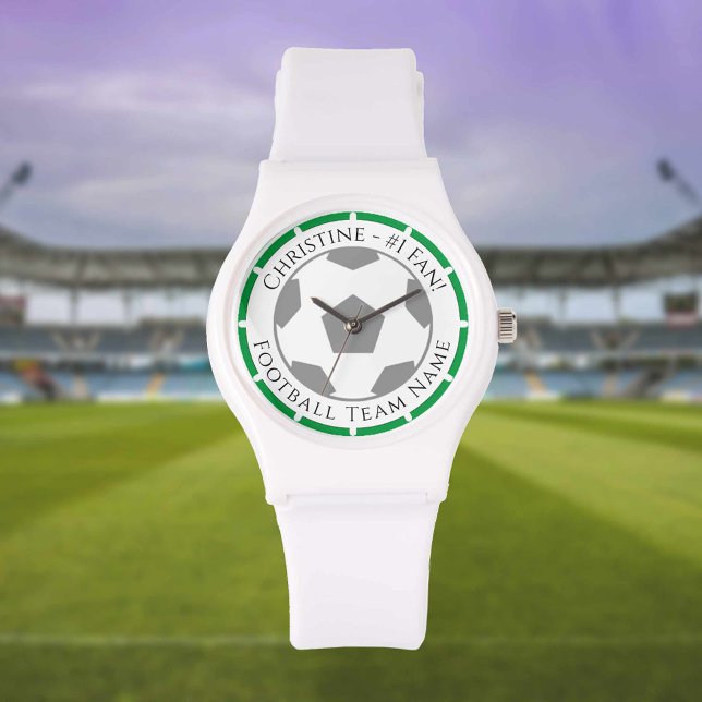 Montre Votre nom plus Football Team Nom Veille (Créateur téléchargé)