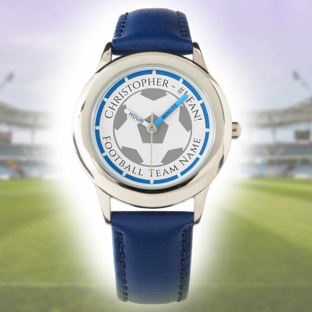 Montre Votre nom plus le nom de l'équipe de football Mont (Créateur téléchargé)