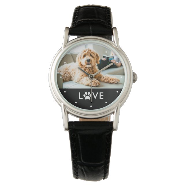 Montre Votre photo de chien ou de chat | Amour avec Empre (devant)