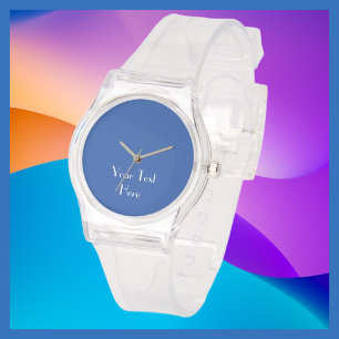 Montre Votre photo et votre texte Effacer le poignet de b