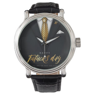 Montre Vous êtes le meilleur papa jamais Black Gold Fête 