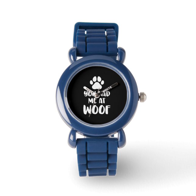 Montre Vous M'Avez Fait Faire Un Don De Chiens Woof (Recto)