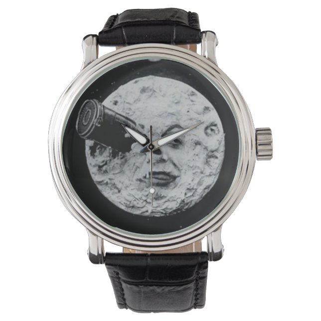 Montre Voyage au film Vintage de la Lune (devant)
